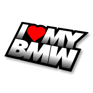 Sticker I Love My BMW